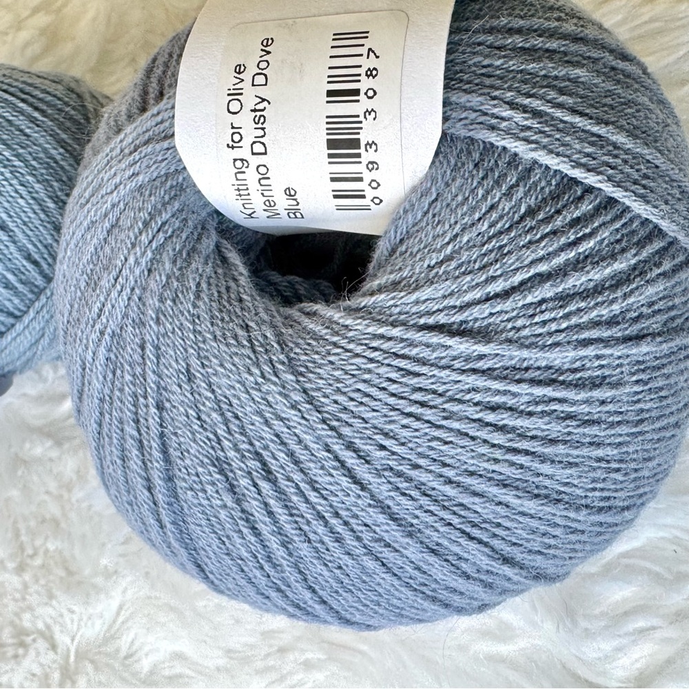Knitting For Olive Fingering Merino Wool Yarn Lot (2) - Picture 7 of 8